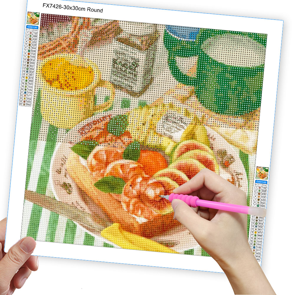 5D DIY Cake Dessert Diamond Pa - Embroidery Artwork incelemesi ve fiyatı