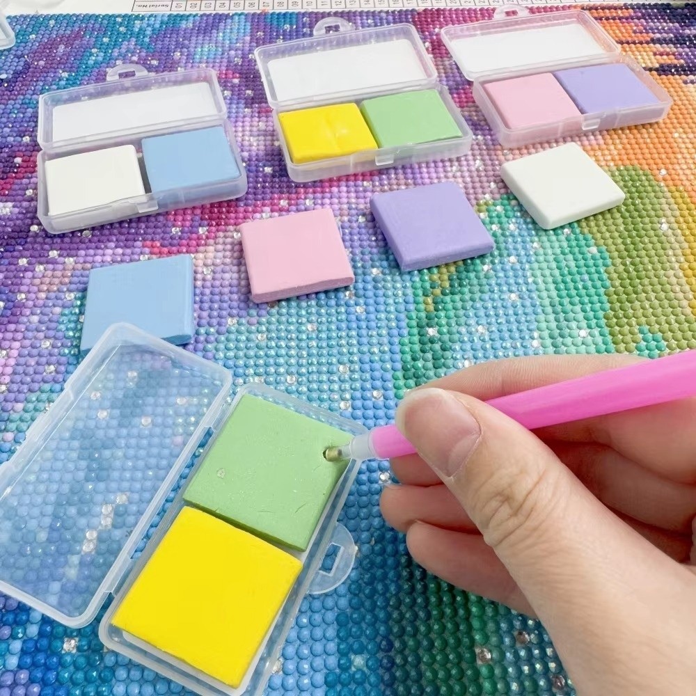 1/2PCS Silicone Diamond Painti - Embroidery X Stitch incelemesi ve fiyatı