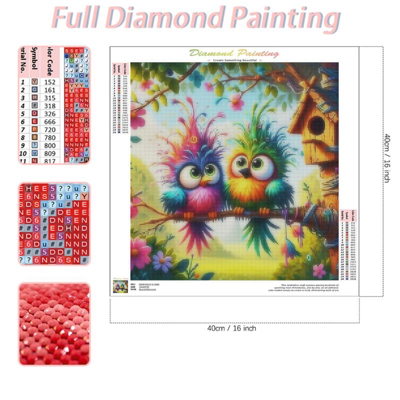 1pc frameless  Diamond Art Pai - Embroidery X Stitch incelemesi ve fiyatı