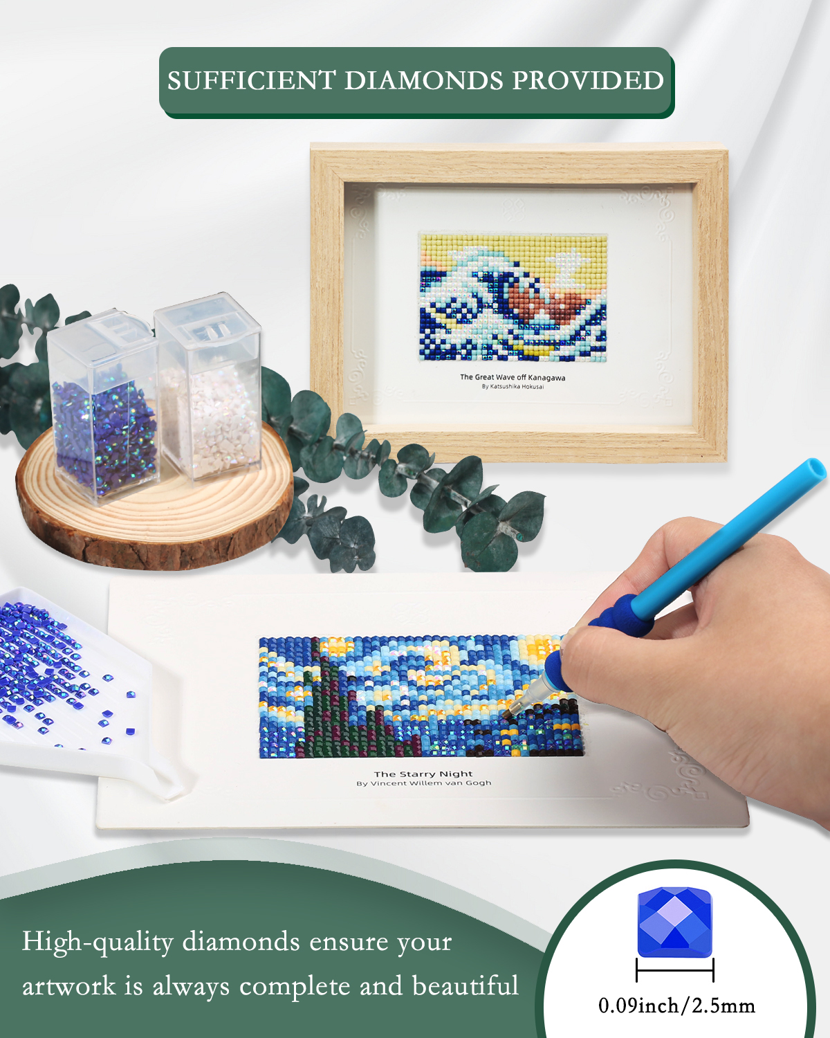 12PCS Mini Diamond Painting Ki - Embroidery Uae incelemesi ve fiyatı