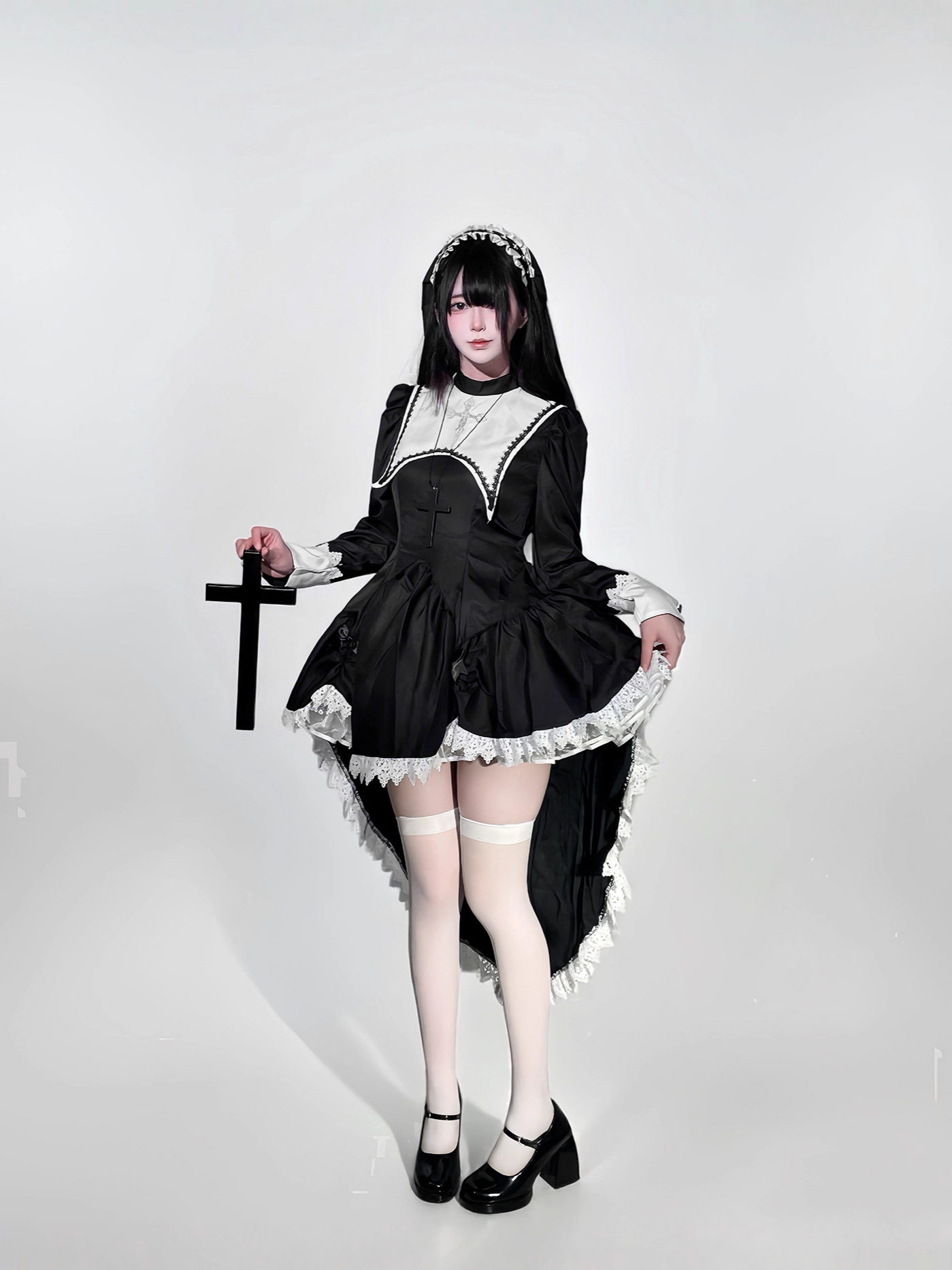 Gothic style dark embroidery c - Embroidery Dress incelemesi ve fiyatı