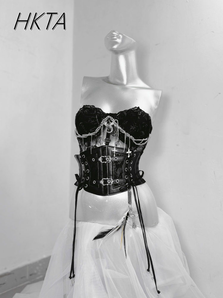 Dark Style Goth Metal Chain Wa - Embroidery Roses incelemesi ve fiyatı
