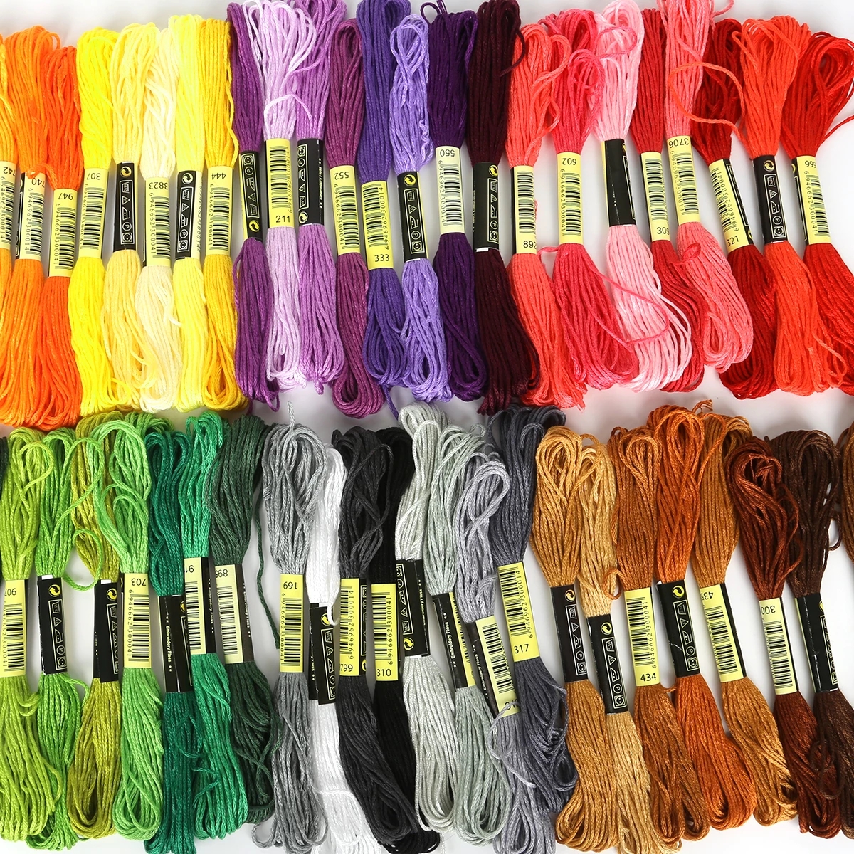8/12/24/36Pcs Multicolor Simil - Dmc Floss Set incelemesi ve fiyatı