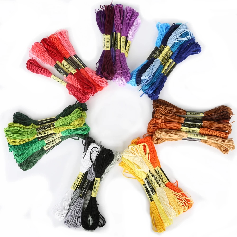 8/12/24/36Pcs Multicolor Simil - Dmc Floss Set incelemesi ve fiyatı