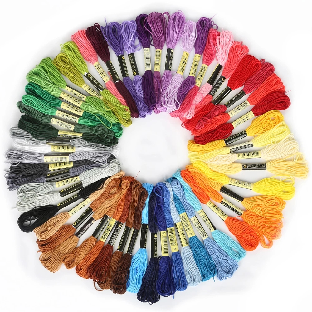 8/12/24/36Pcs Multicolor Simil - Dmc Floss Set incelemesi ve fiyatı