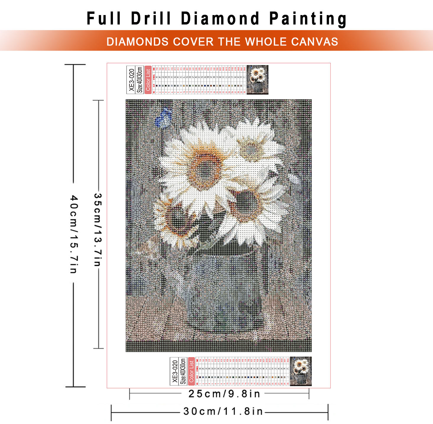 1pc frameless  Diamond Paintin - Embroidery Roses incelemesi ve fiyatı