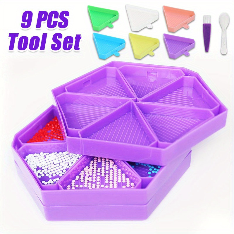 9PCS New Diamond Painting Tray - Embroidery Uae incelemesi ve fiyatı