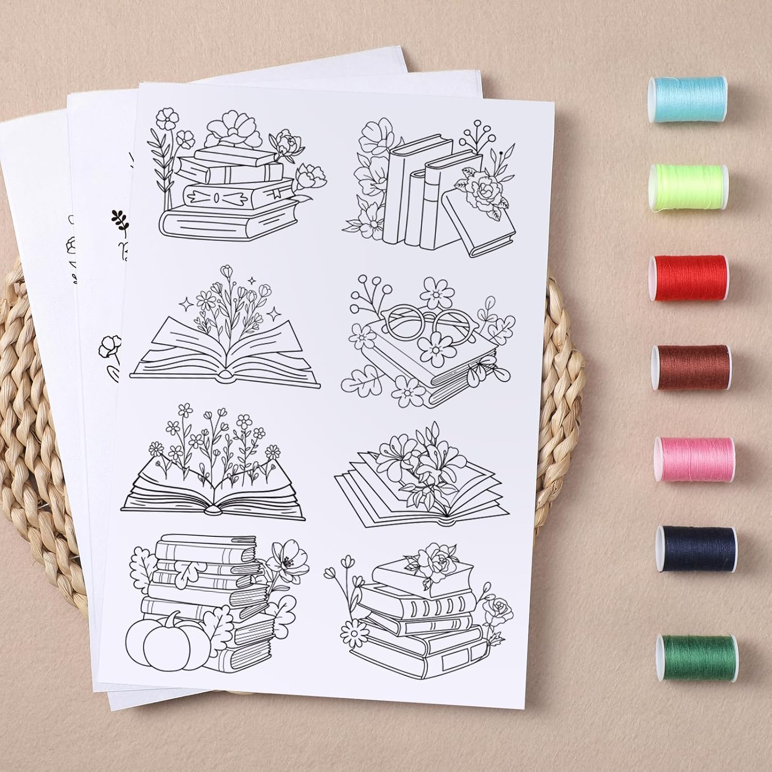 Pre-Printed Embroidery Pattern - Embroidery Guide Book incelemesi ve fiyatı