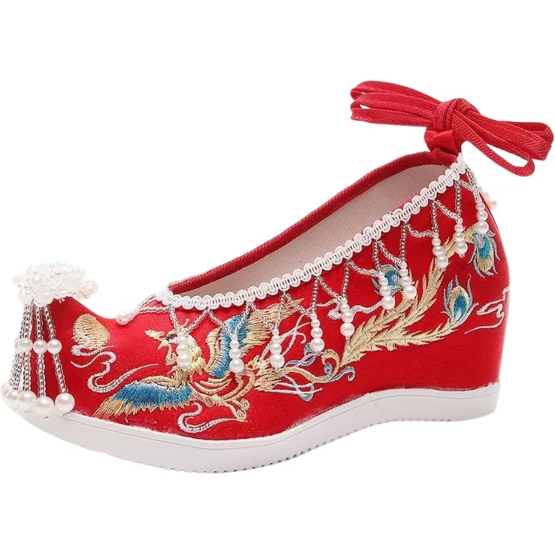 Women New Red Embroidered Wedd - Embroidery Style incelemesi ve fiyatı