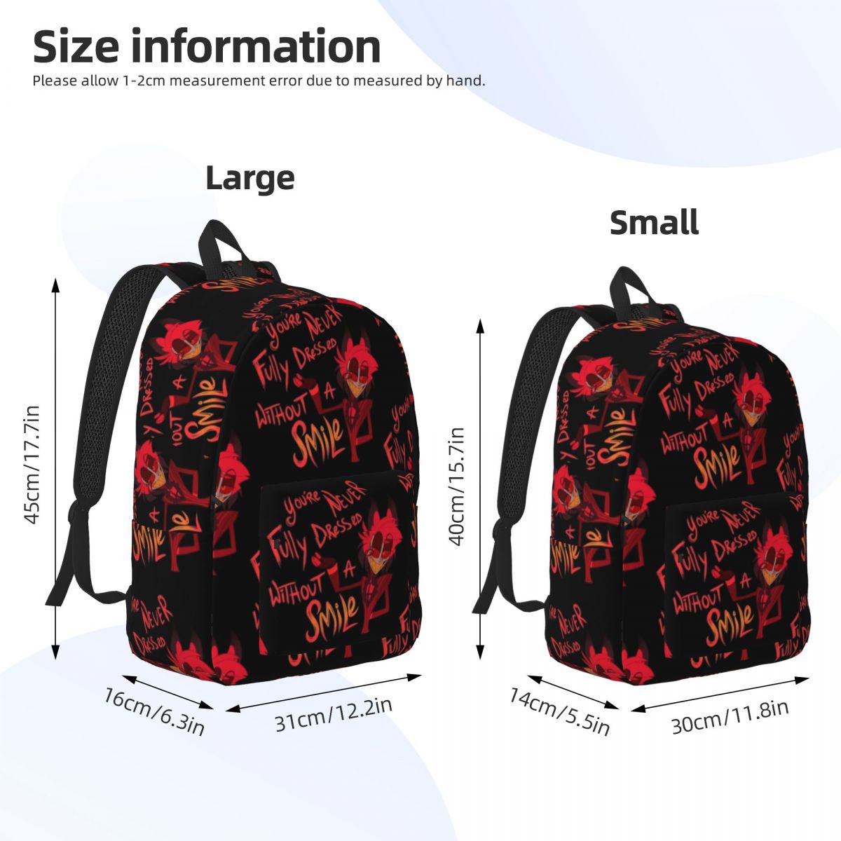 Alastor H-Hazbins Doodle Backp - Embroidery Xmas Designs incelemesi ve fiyatı