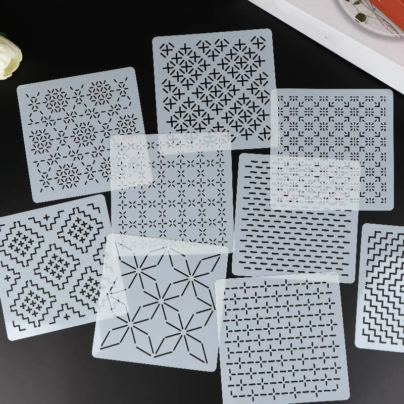 🌟9pcs/32pcs Sashiko Embroidery - Embroidery Quilting incelemesi ve fiyatı