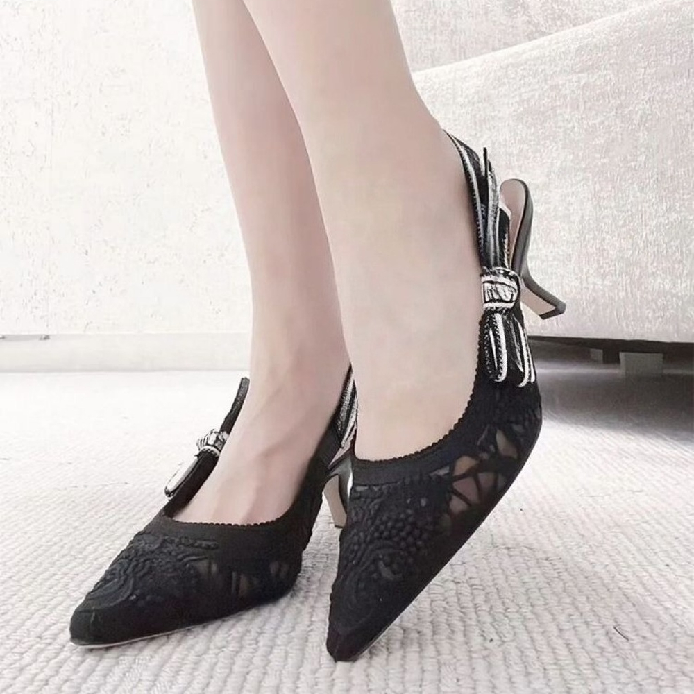 Genuine Leather High Heel Sand - Embroidery Style incelemesi ve fiyatı