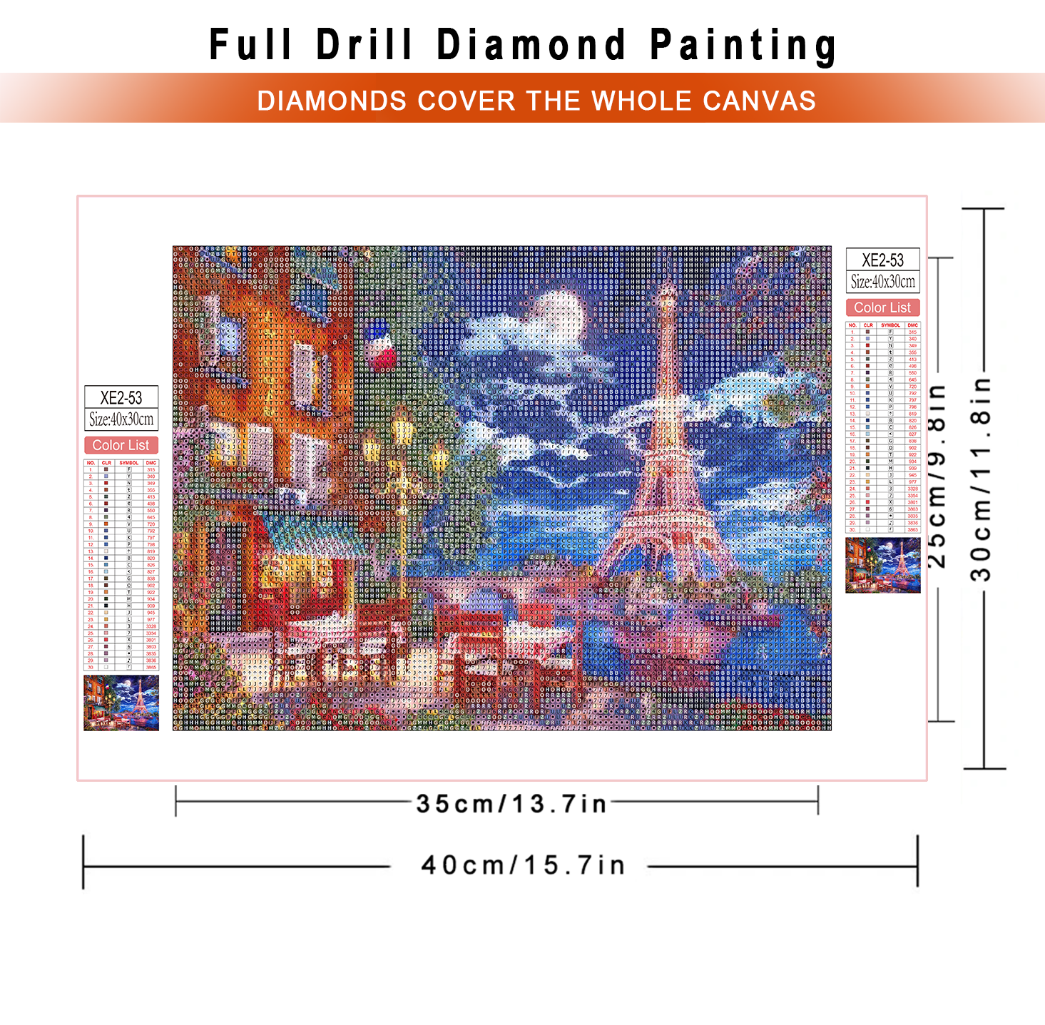 1pc frameless  diamond paintin - Embroidery Artwork incelemesi ve fiyatı