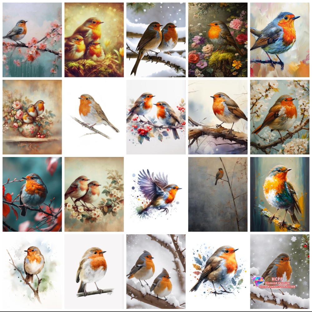 unframe Robin Bird Cute Robin  - Embroidery Artwork incelemesi ve fiyatı