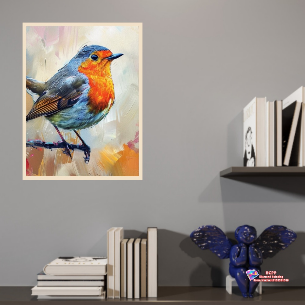 unframe Robin Bird Cute Robin  - Embroidery Artwork incelemesi ve fiyatı