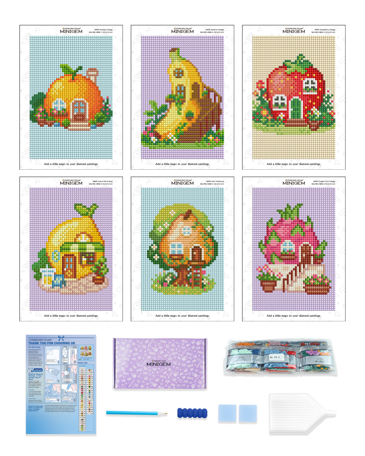 Forever Young Minigem 6PCS Fru - Embroidery Uae incelemesi ve fiyatı