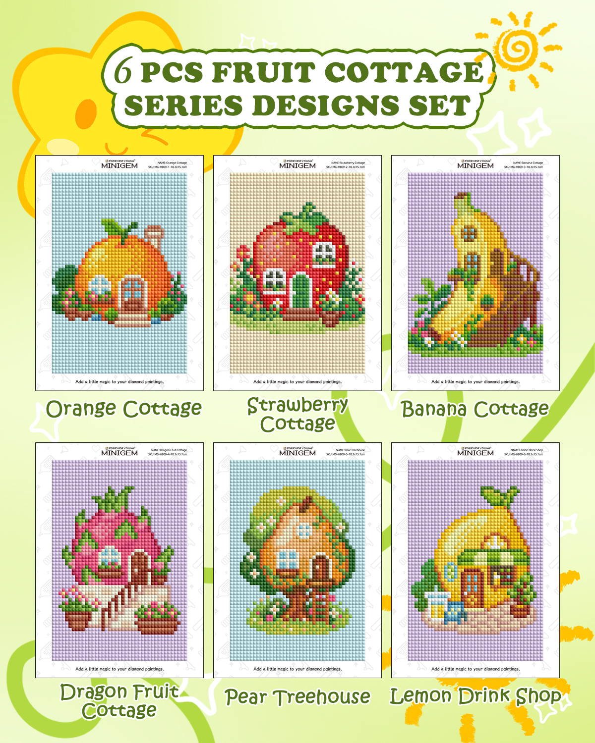 Forever Young Minigem 6PCS Fru - Embroidery Uae incelemesi ve fiyatı