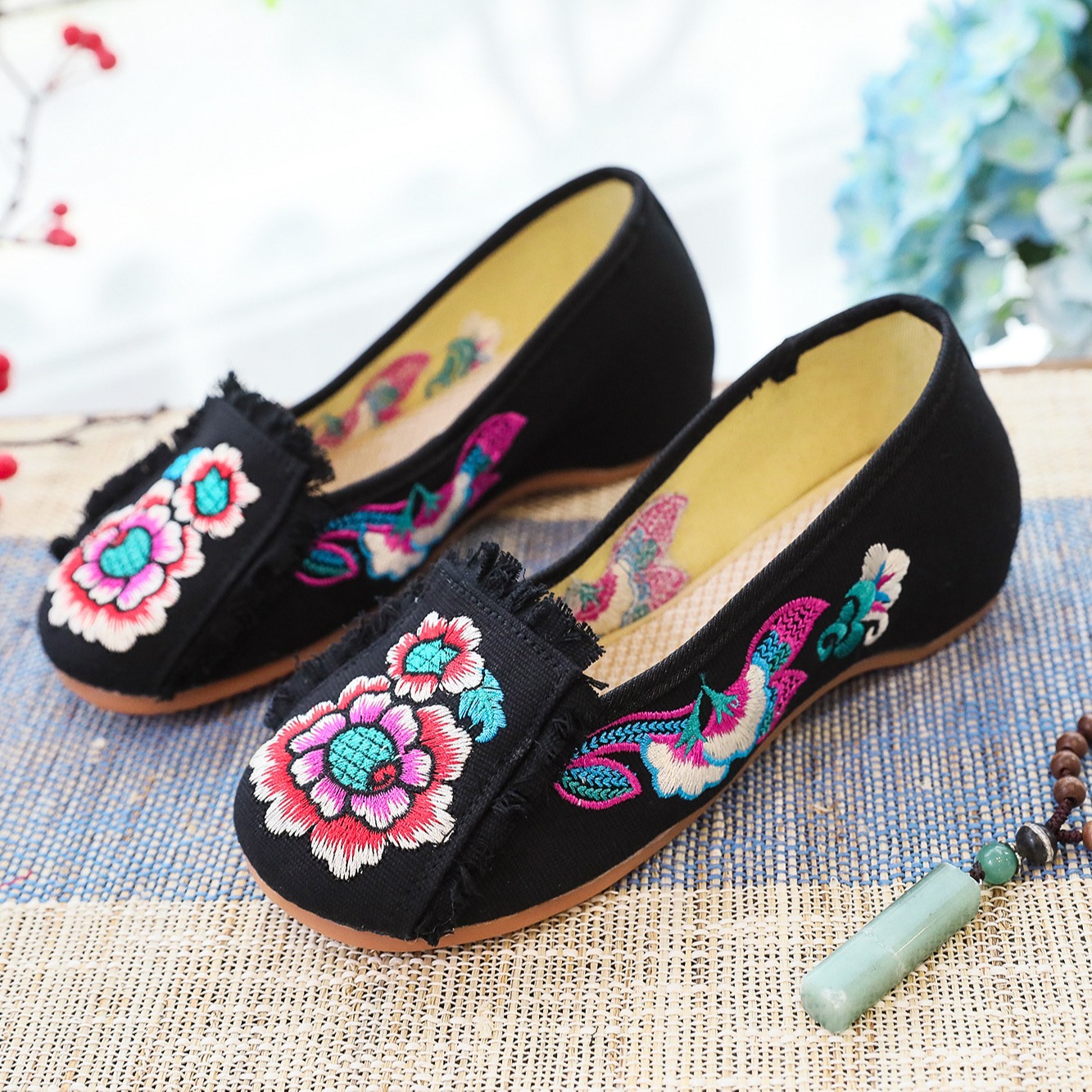 Woman Woven Shoes New Ethnic S - Embroidery Style incelemesi ve fiyatı