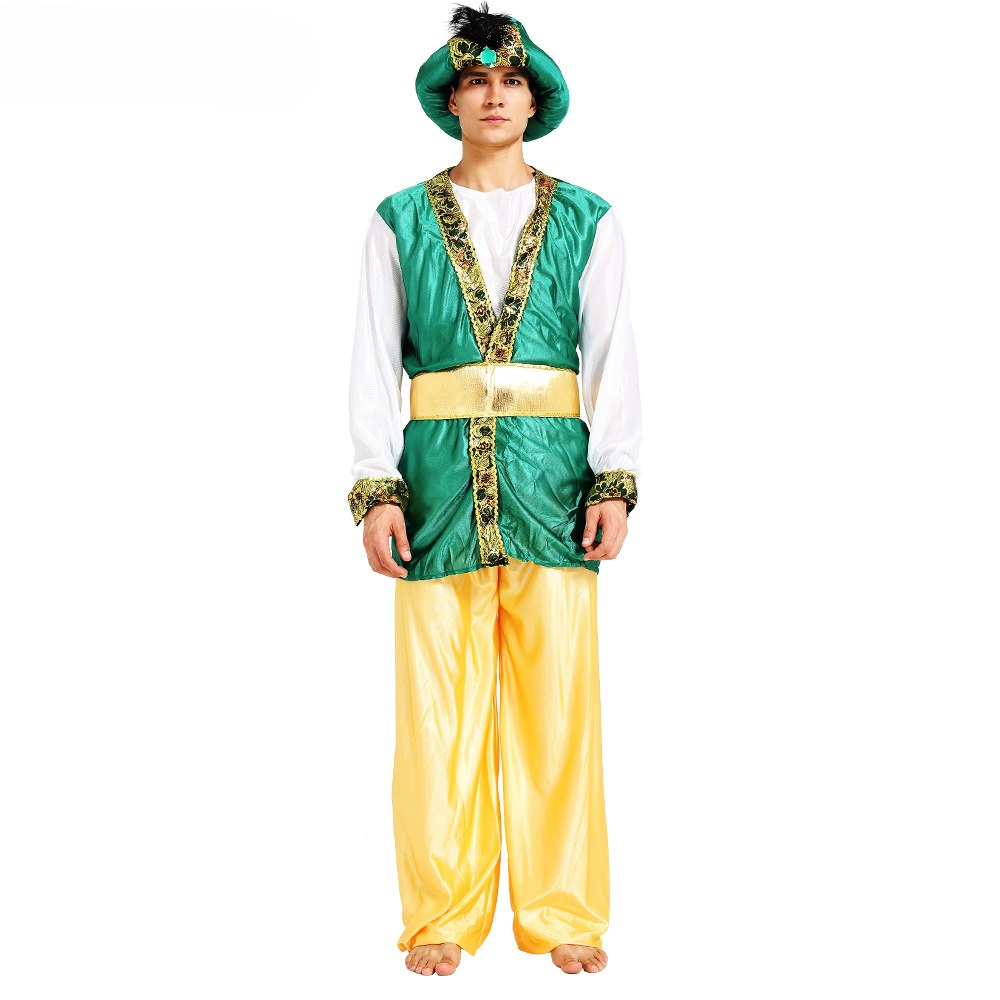 Kids Adults Arabic Prince Cosp - Embroidery Dress incelemesi ve fiyatı