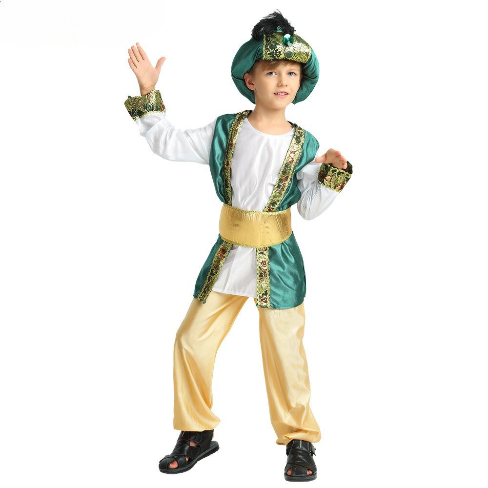 Kids Adults Arabic Prince Cosp - Embroidery Dress incelemesi ve fiyatı