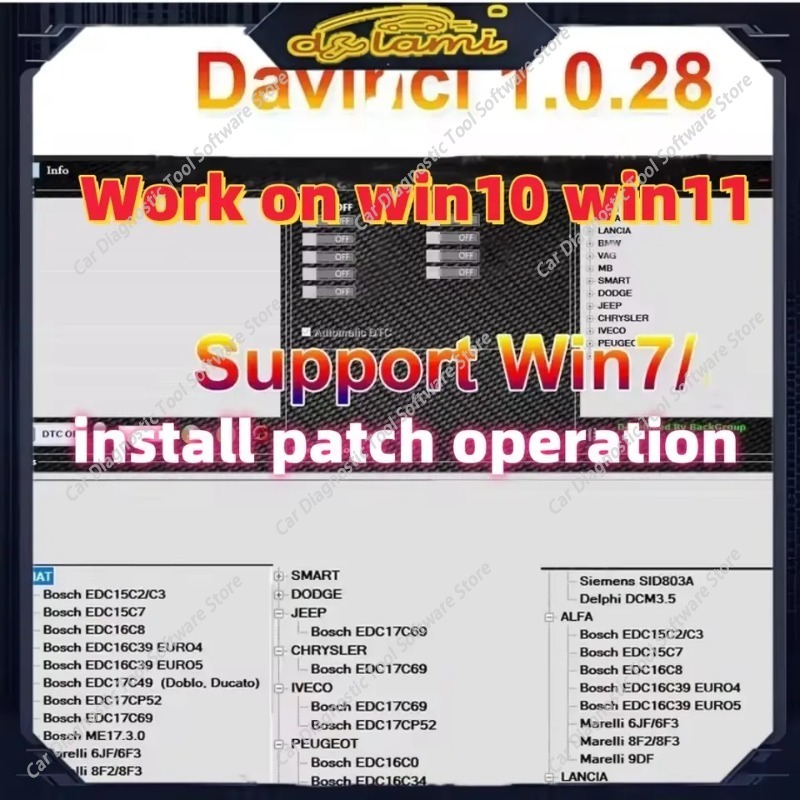 FOR DaVinci 1.0.28 Car Key Pro - Embroidery Legacy Software incelemesi ve fiyatı