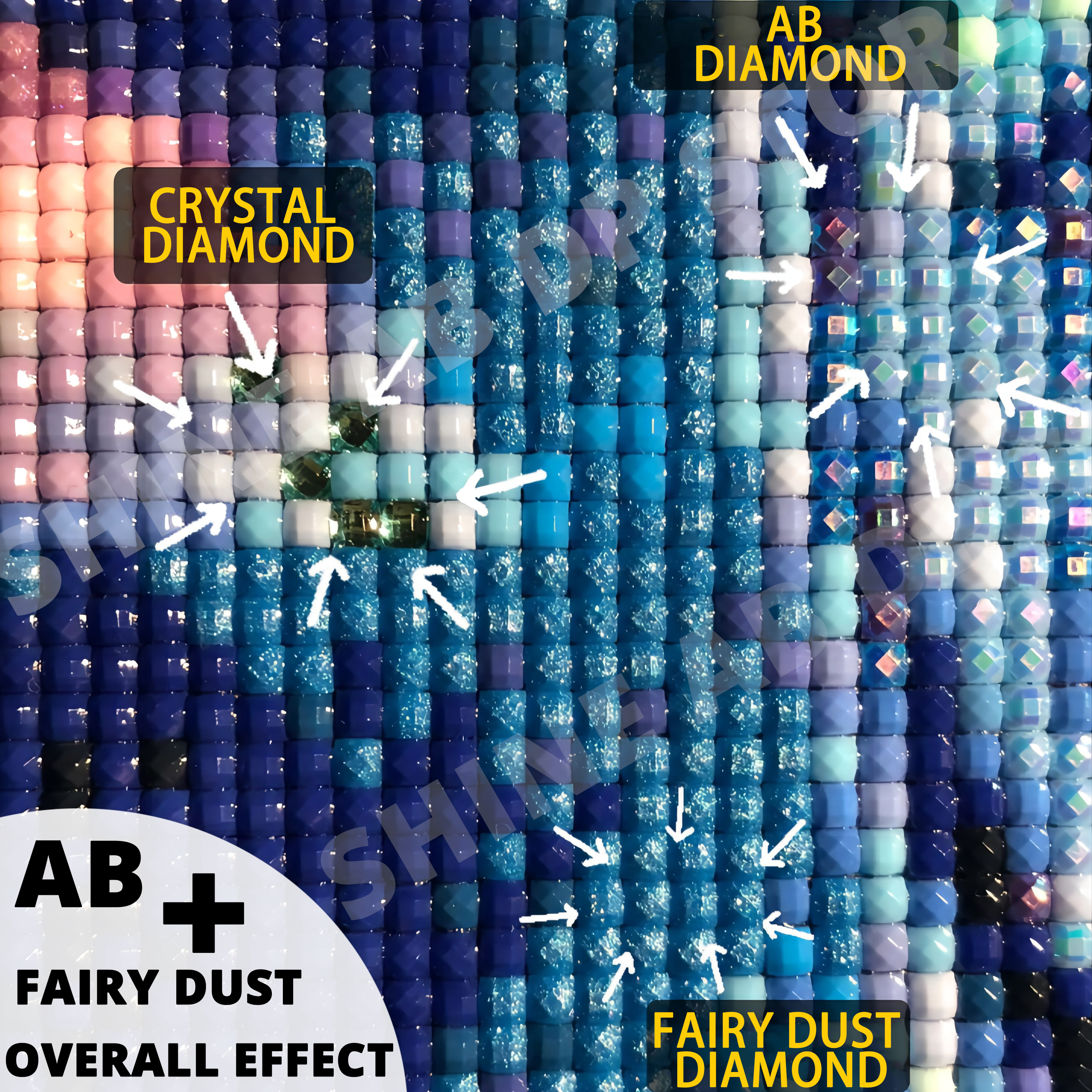 Fairy Dust AB 5d DIY Diamond A - Embroidery Bali incelemesi ve fiyatı