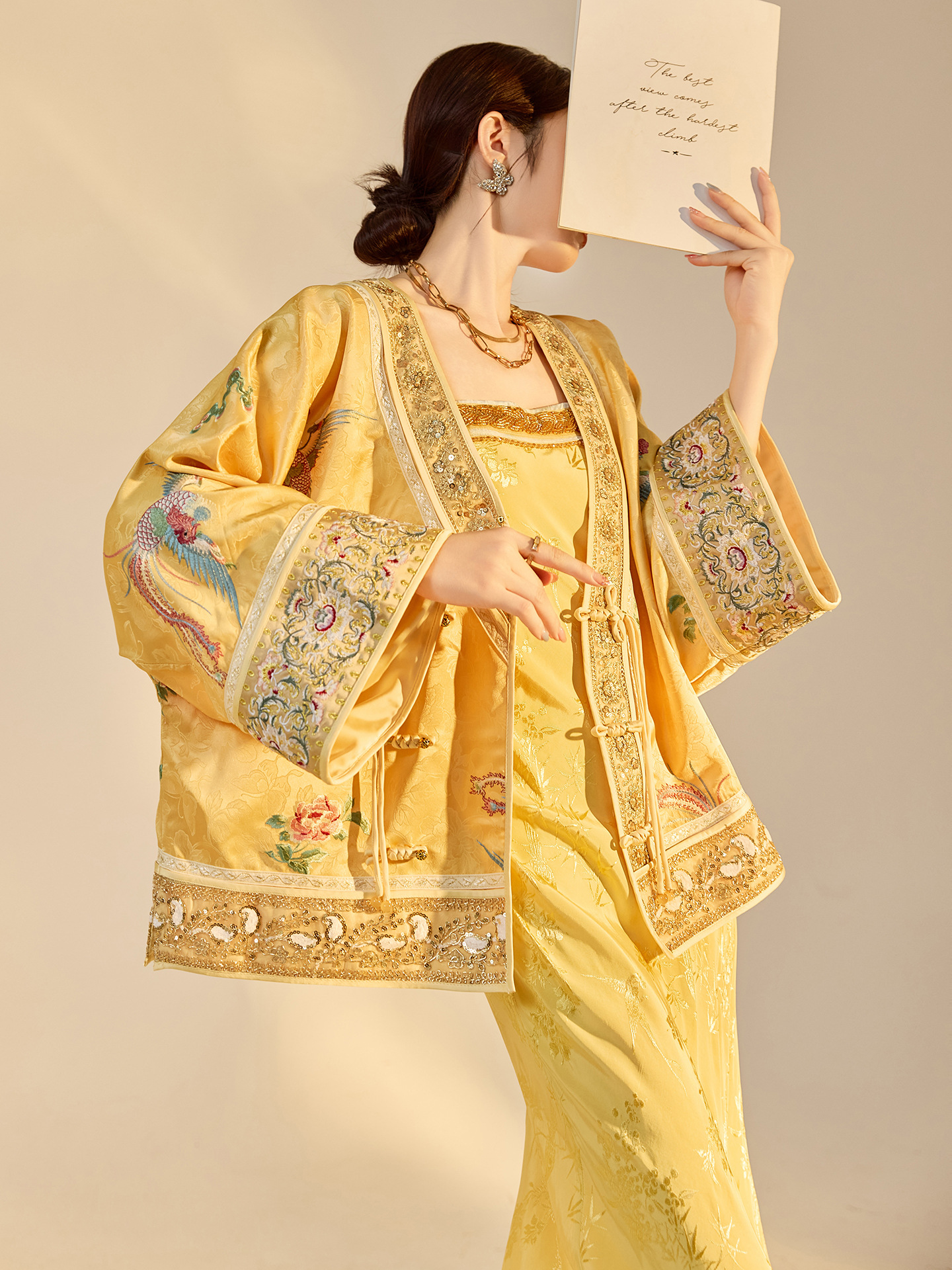Autumn New Fashion V-neck High - Embroidery Style incelemesi ve fiyatı