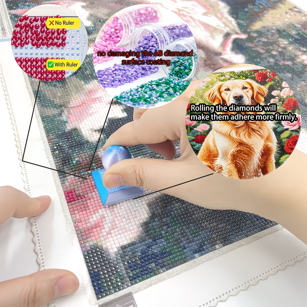 3D Printed Diamond Painting Ro - Embroidery Uae incelemesi ve fiyatı
