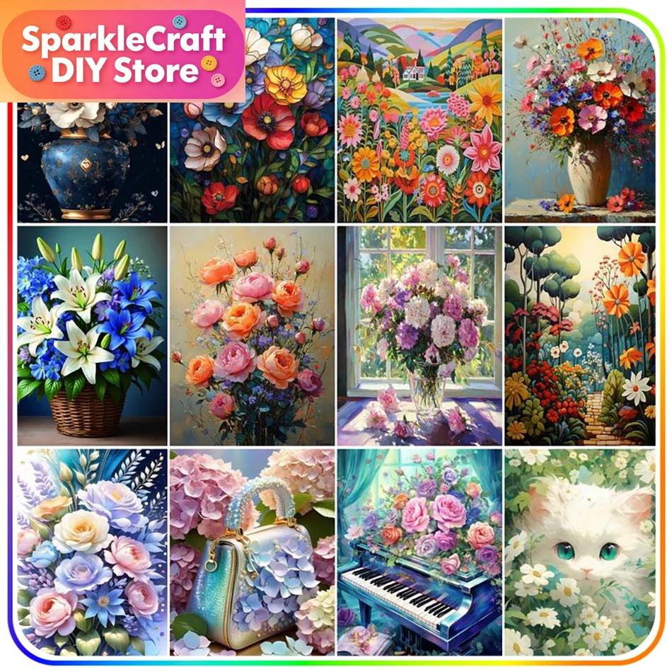 1pc frameless  Diamond Paintin - Embroidery X Stitch incelemesi ve fiyatı