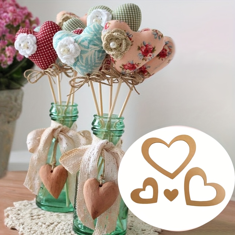 4Pcs Acrylic Nested Heart Quil - Embroidery Quilting incelemesi ve fiyatı