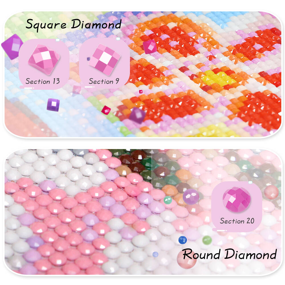 Full Square Round Diamond Pain - Embroidery Roses incelemesi ve fiyatı
