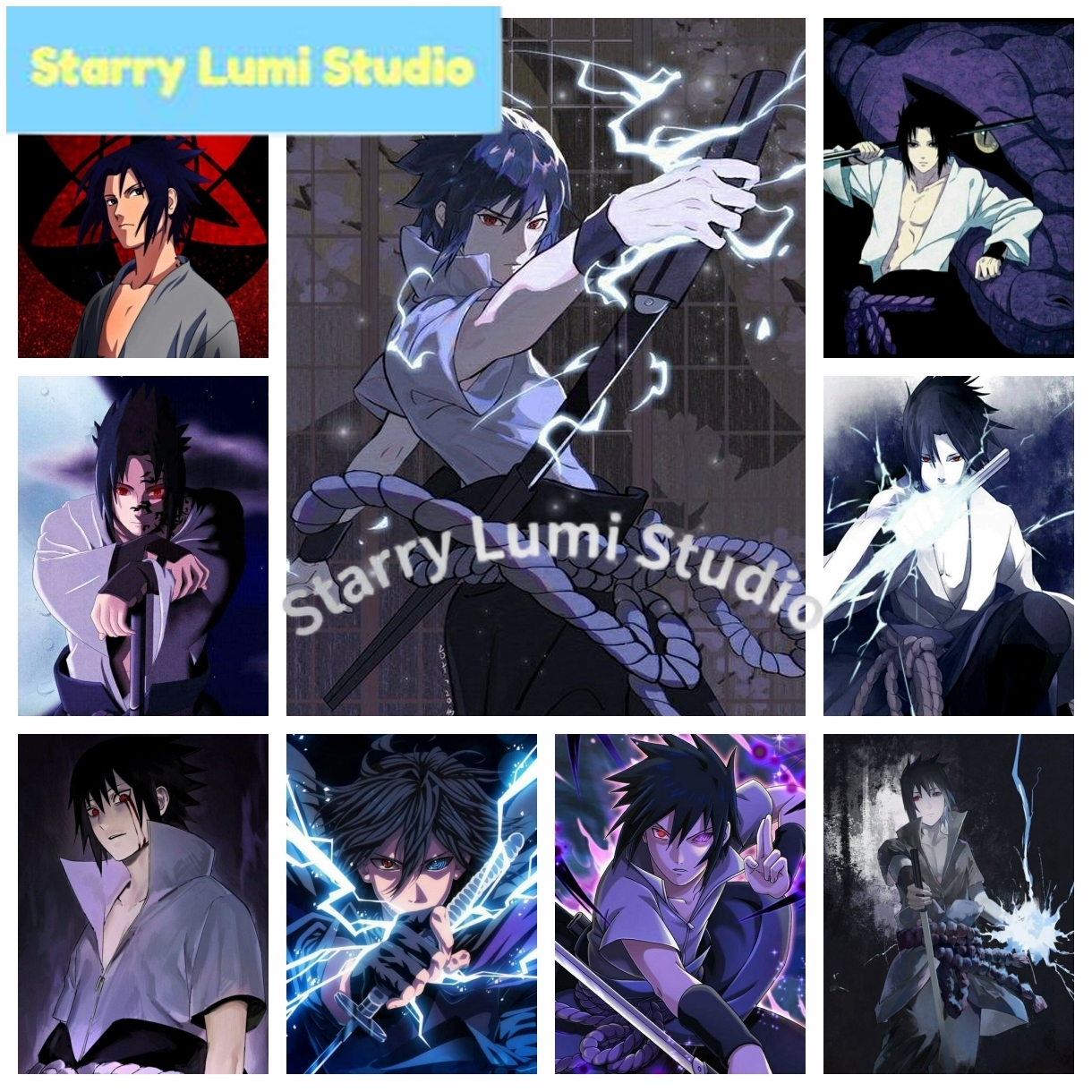 Naruto Uchiha Sasuke 5D DIY Di - Embroidery Painting incelemesi ve fiyatı