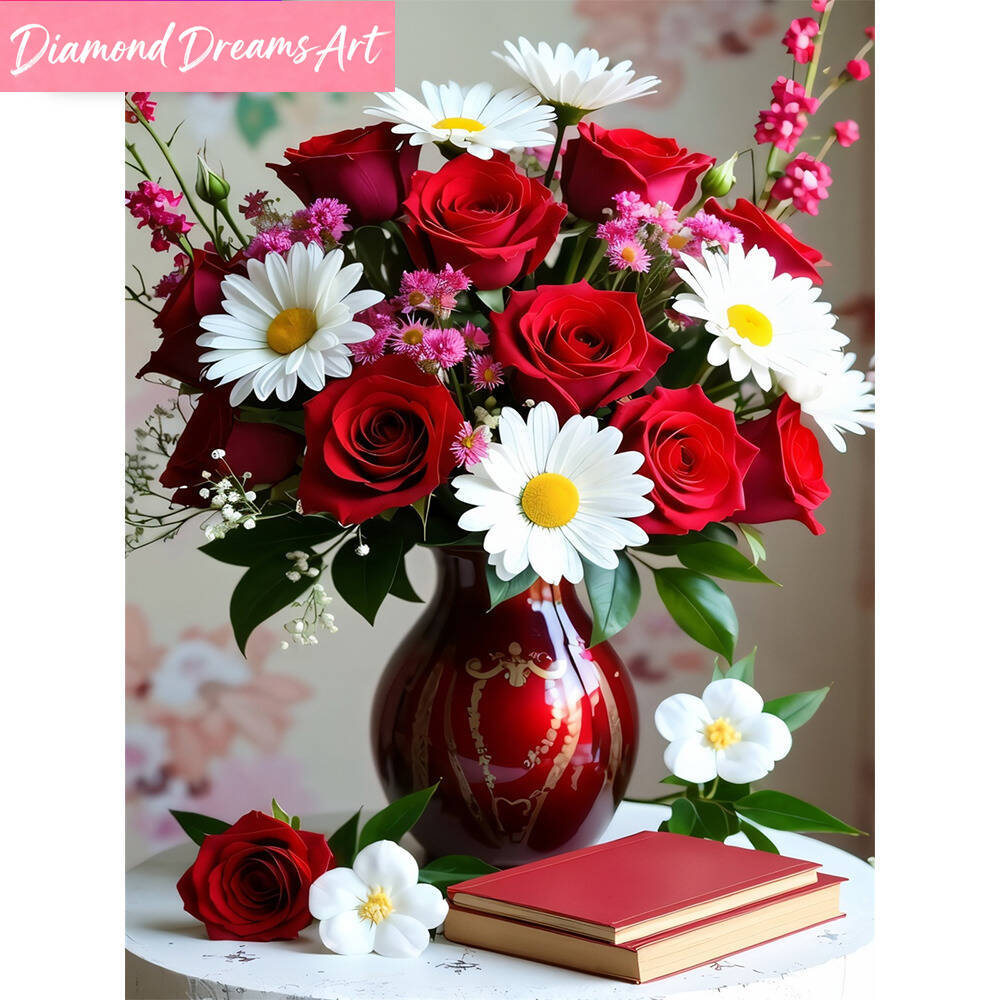 5D DIY Diamond Embroidery Rose - Embroidery Roses incelemesi ve fiyatı
