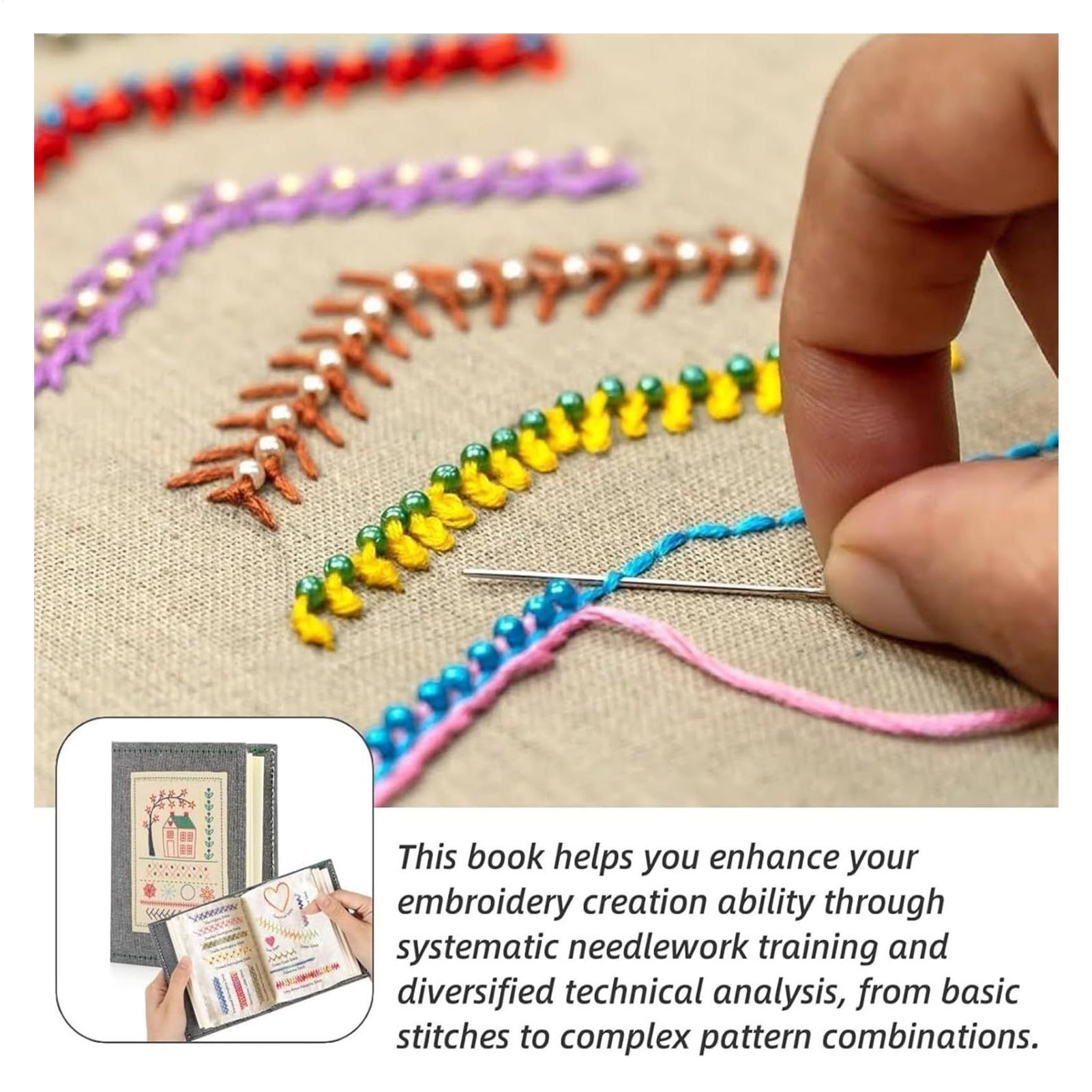 DIY Embroidery Stitches Book H - Embroidery Guide Book incelemesi ve fiyatı