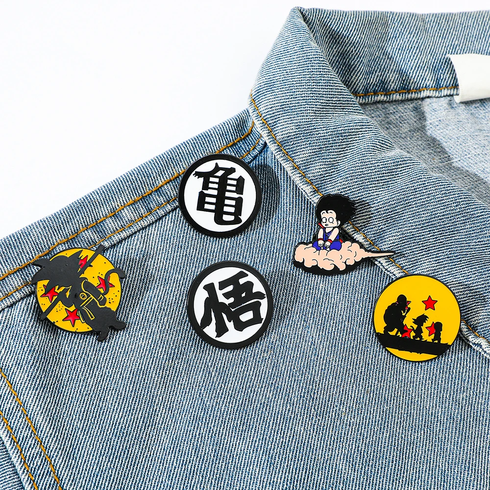 6 Pcs Hot Blooded Anime Brooch - Embroidery Tulle incelemesi ve fiyatı