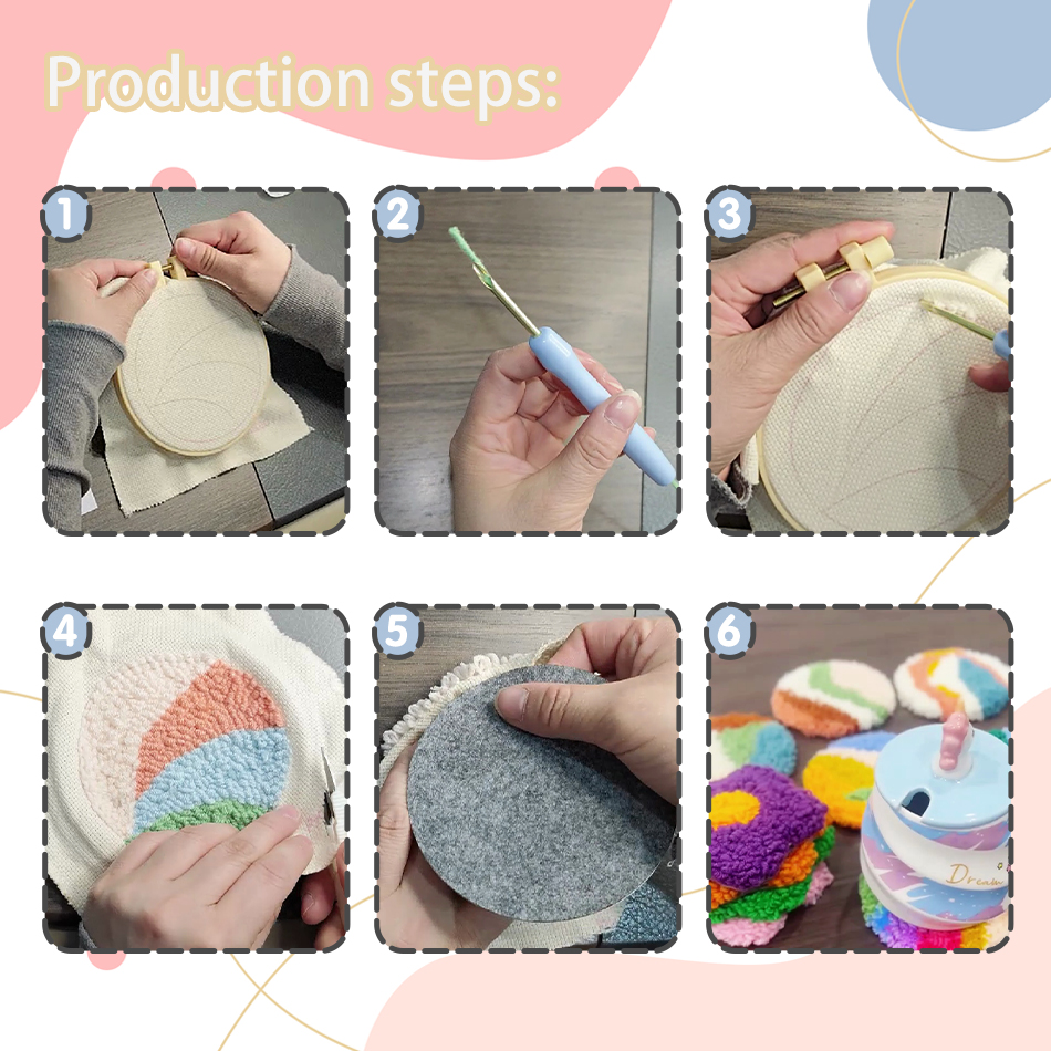 GATYZTORY 6pcs/Set Punch Needl - Embroidery Guide Book incelemesi ve fiyatı